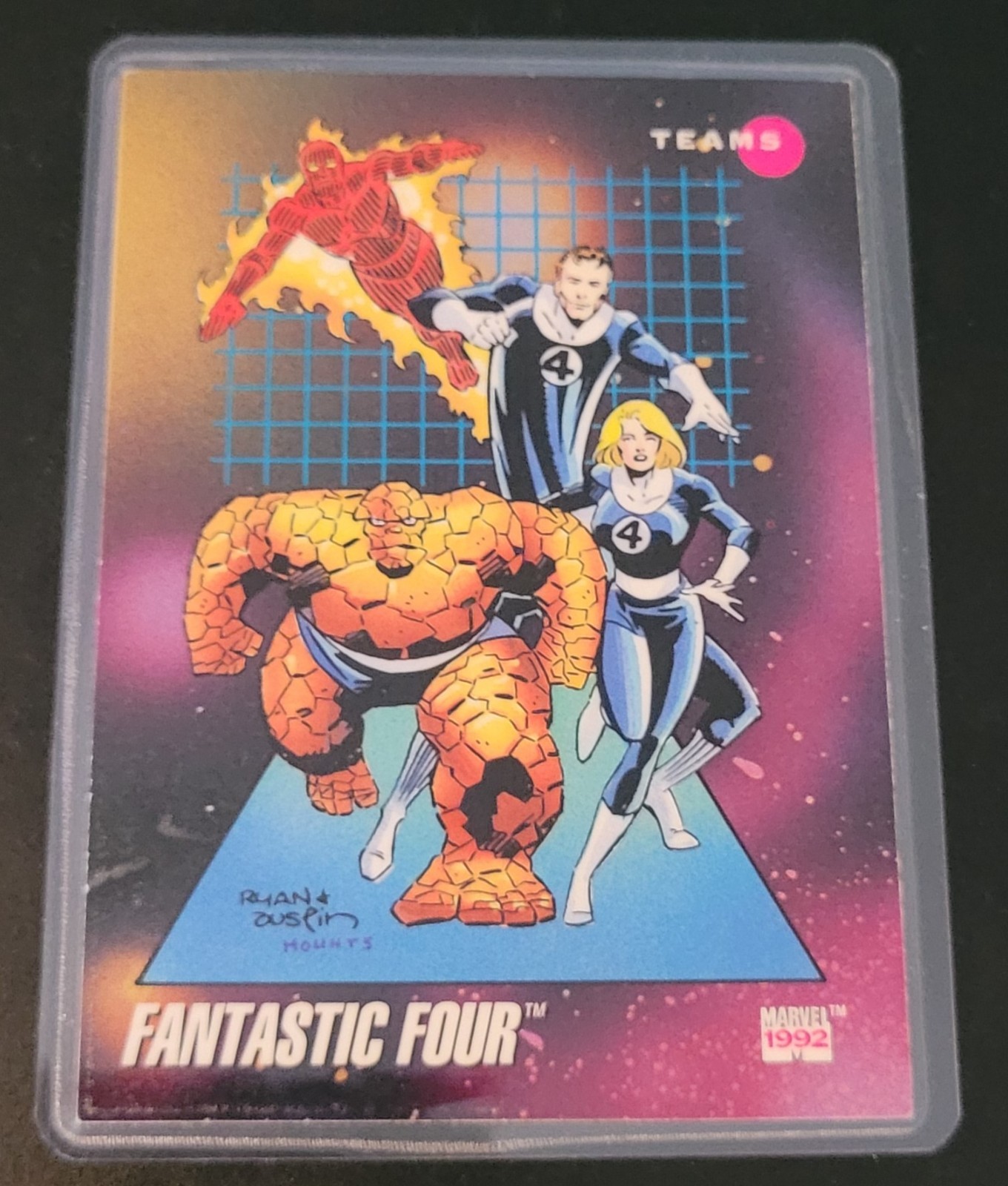 1990's Impel Marvel Universe Teams Fridge/Locker/Cabinet Laminated Magnet X-MEN