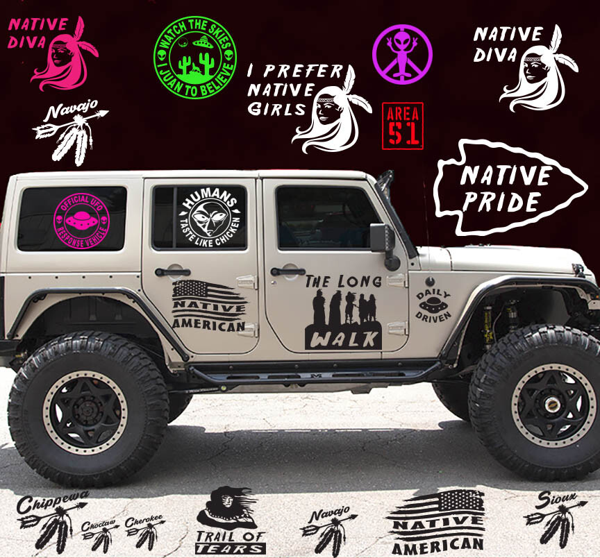 Native American The Long Walk Navajo Pueblo Hopi Zuni Indian sticker decal