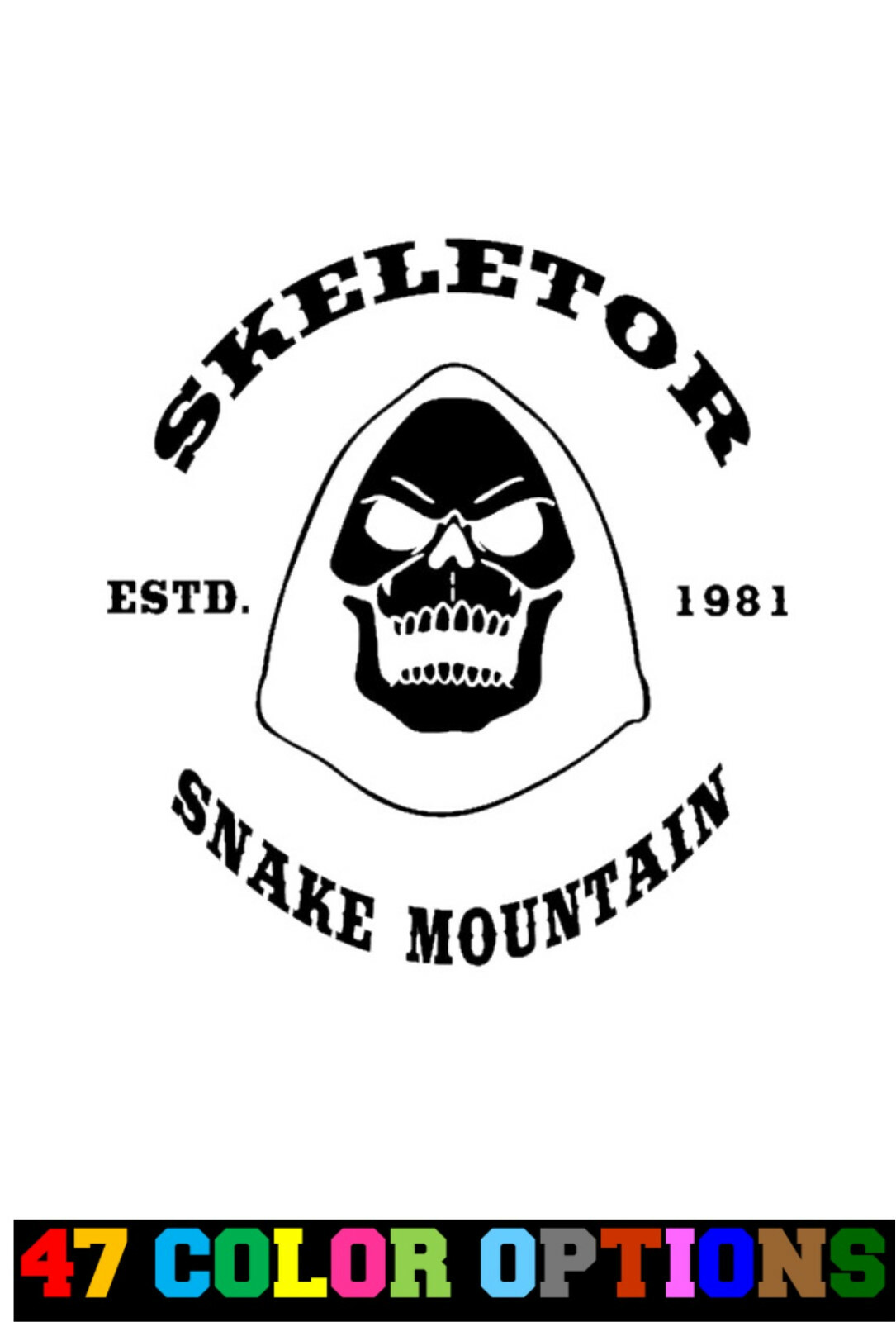 Vinyl Decal Truck Car Sticker Laptop – He-man MOTU Skeletor Snake Mountain