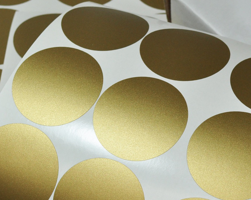 50pcs Peel and Stick Wall Polka Dots – Circle wall decor – 2" Vinyl 50pack