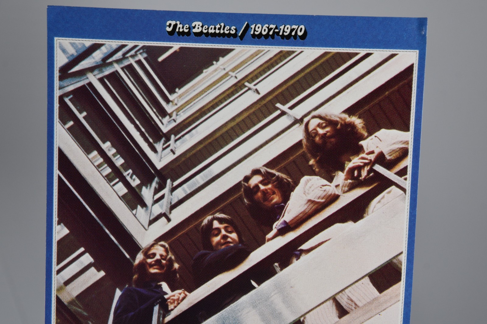 Vintage The Beatles Blue Album Cover Art 6" Art Print 45 Record Paper ONLY
