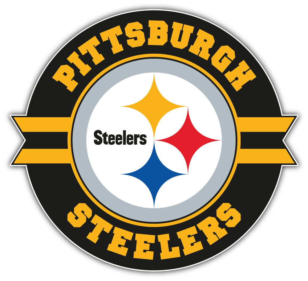 Pittsburgh Steelers Logo NFL Sport Car Bumper Sticker Decal "SIZES"