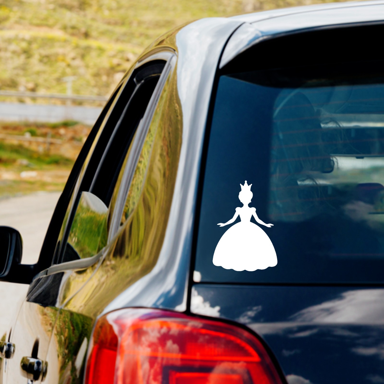 Princess Vinyl Decal Sticker Car Truck Window Laptop mug water bottle Good witch