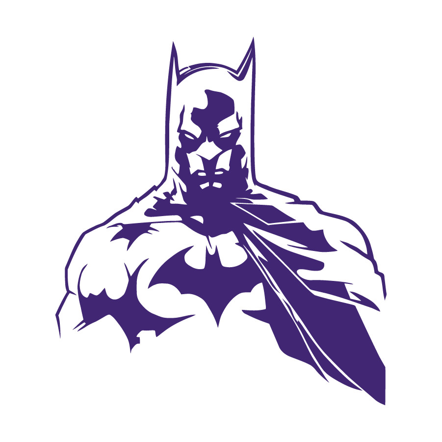 Batman Die Cut Vinyl Decal Multiple Colors Made in USA