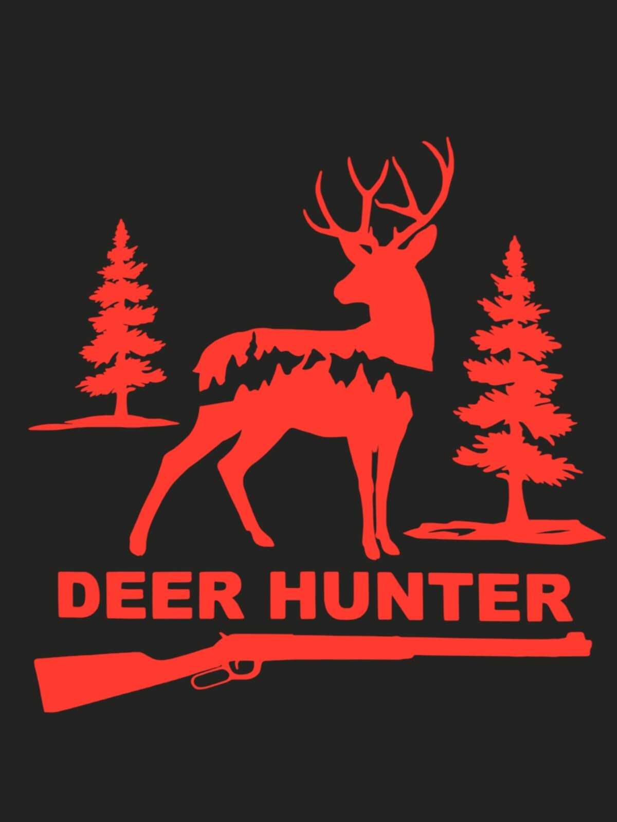 DEER HUNTER DECAL FOR ATV Car Truck SUV Bumper Wall Laptop window sm l