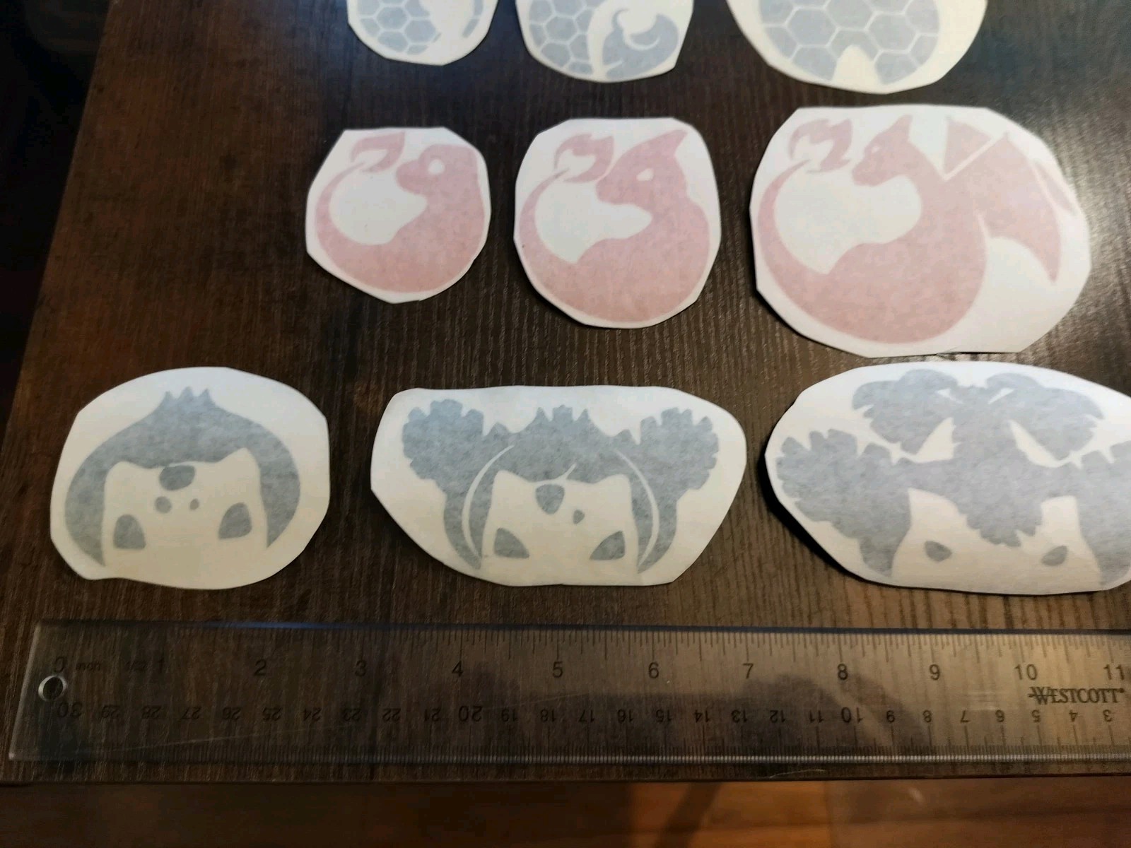 Pokemon Starter Evolutions Sticker Pack. 9 Stickers + Bonus Stickers