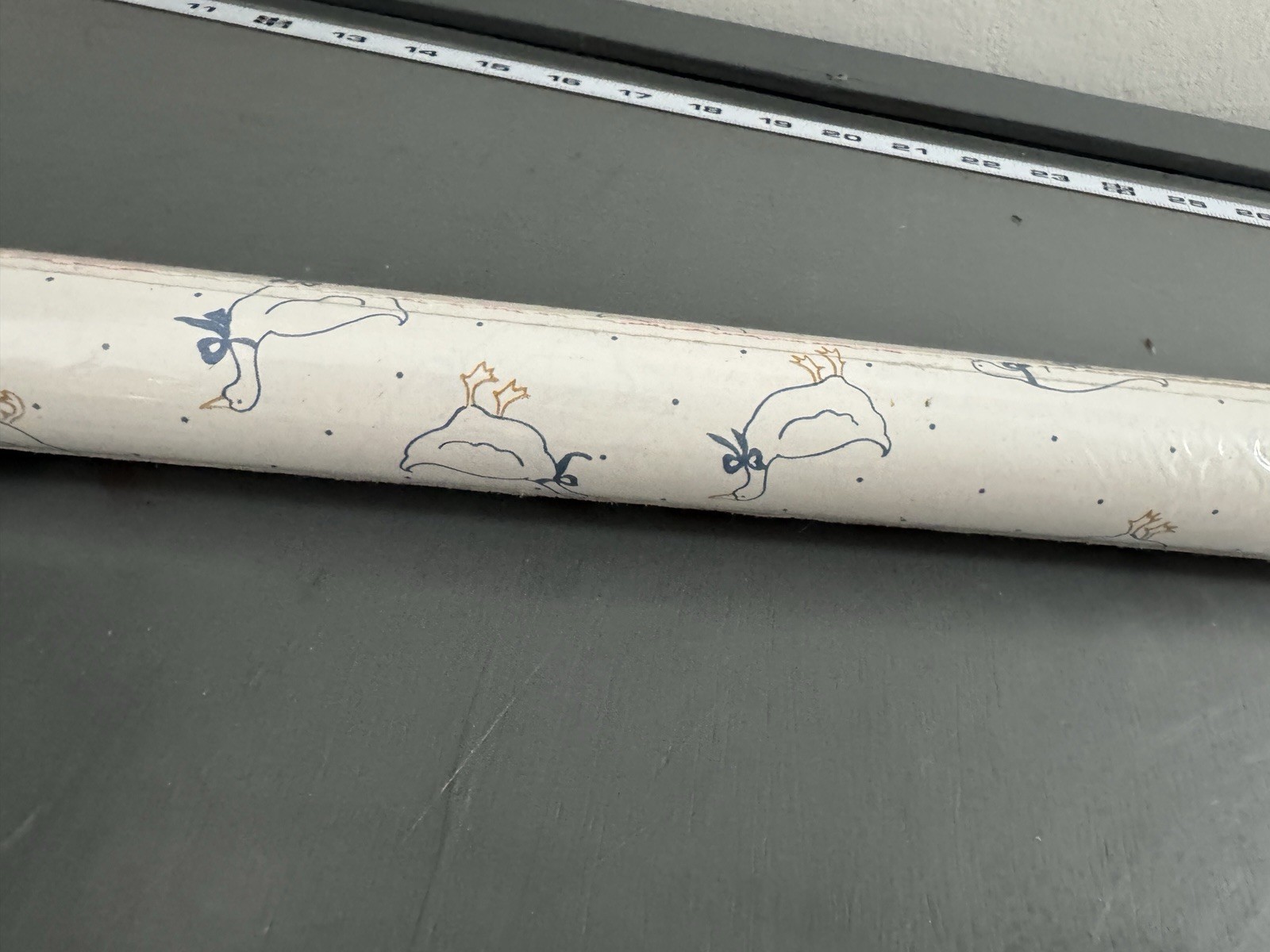 2x Sealed Rolls Vintage Rubbermaid Contact Paper – Geese Pattern 3 yd x 18 in
