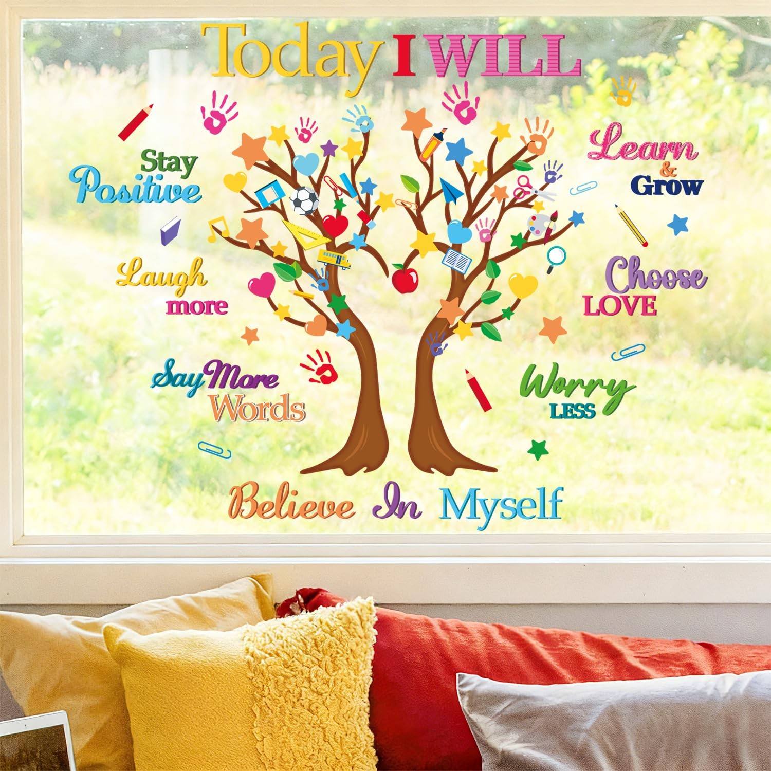 LHIUEM in This We are Confident Wall Stickers 35.4" X 11.8" Inspirational Mot…