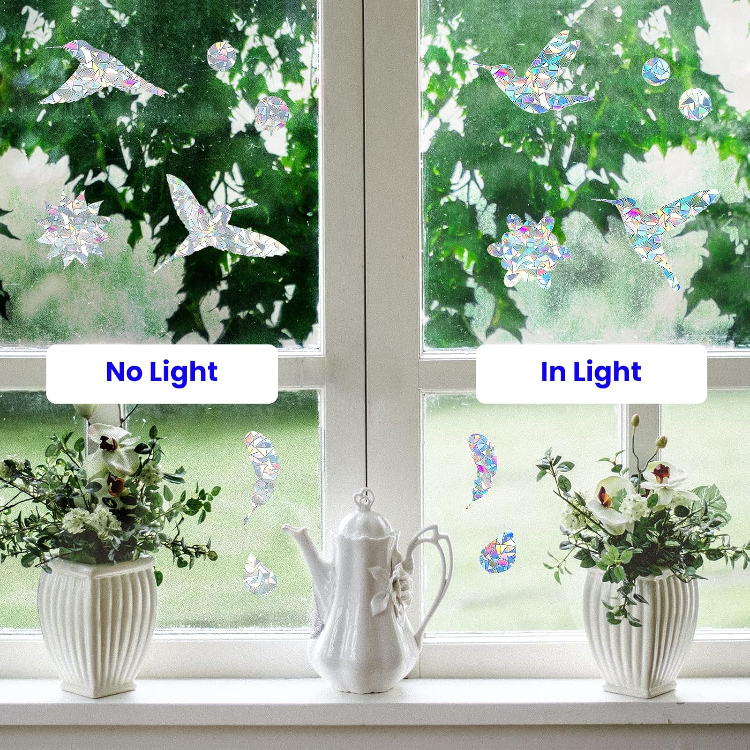 Anti-Collision Window Stickers for Birds, Window Strike Prevention Sticker