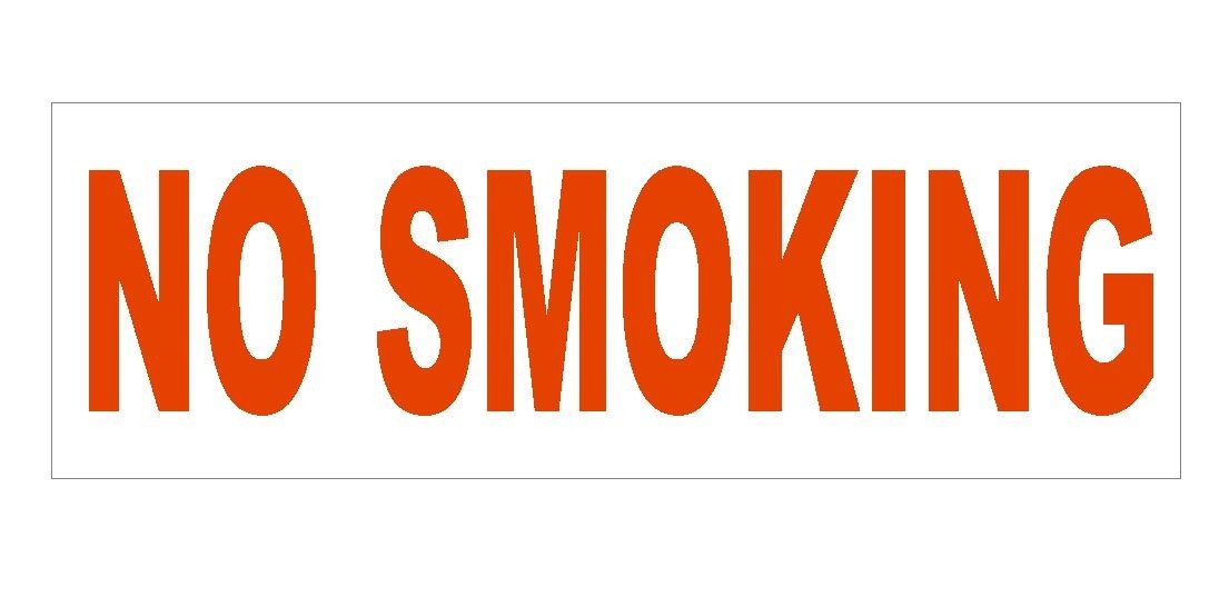 NO SMOKING Bumper Sticker or Helmet Sticker D440 Cigarettes CIGARS Pipes