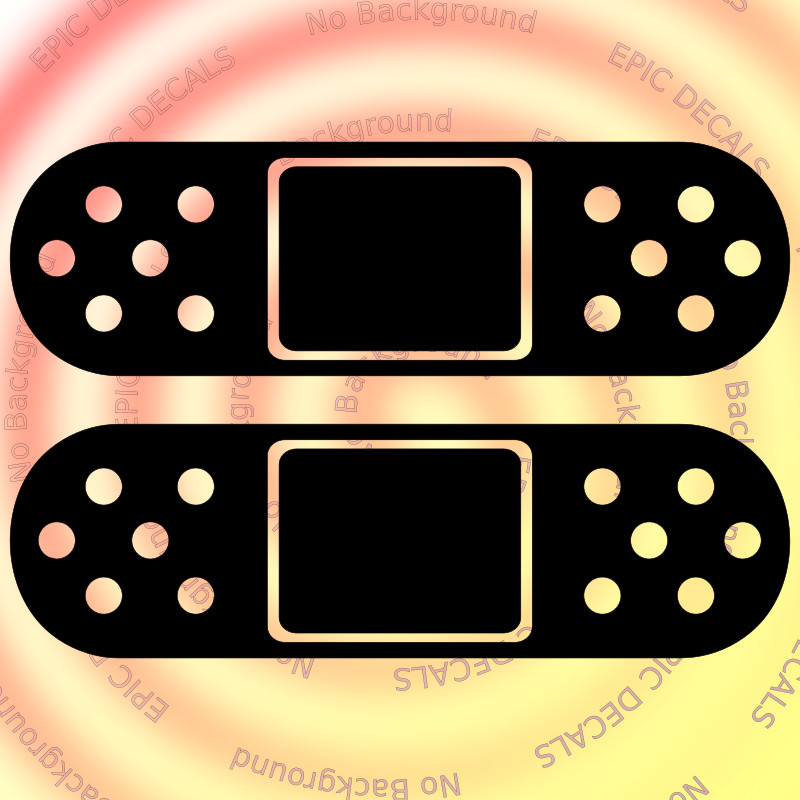 2 Band Aid Vinyl Decal Sticker Car BandAid Bandage JDM ouch dent window truck