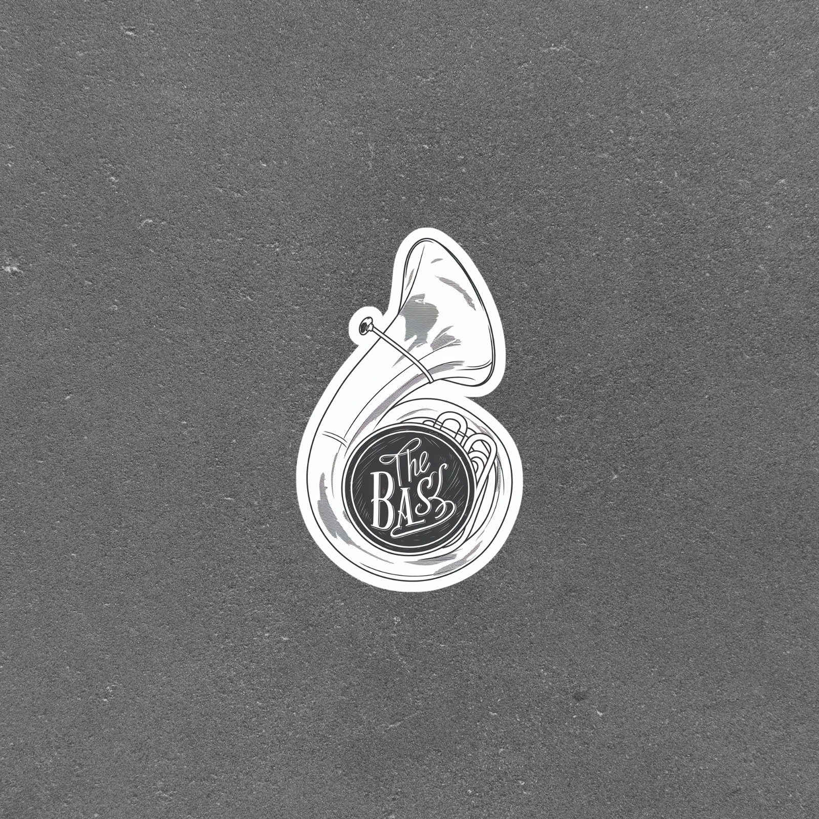 Brass Music Sousaphone Instrument Sticker | Band Musician Gift Decal #5760