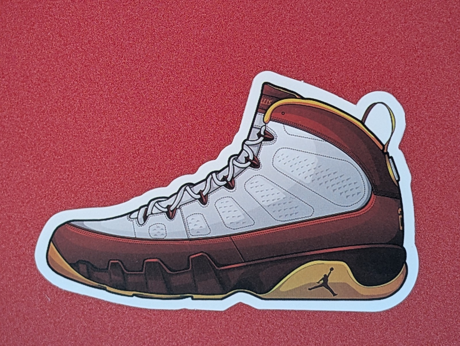 Michael Air Jordan Nike Jumpman Sneakers Tenis Shoes Sticker Decal Bulls ~2 inch