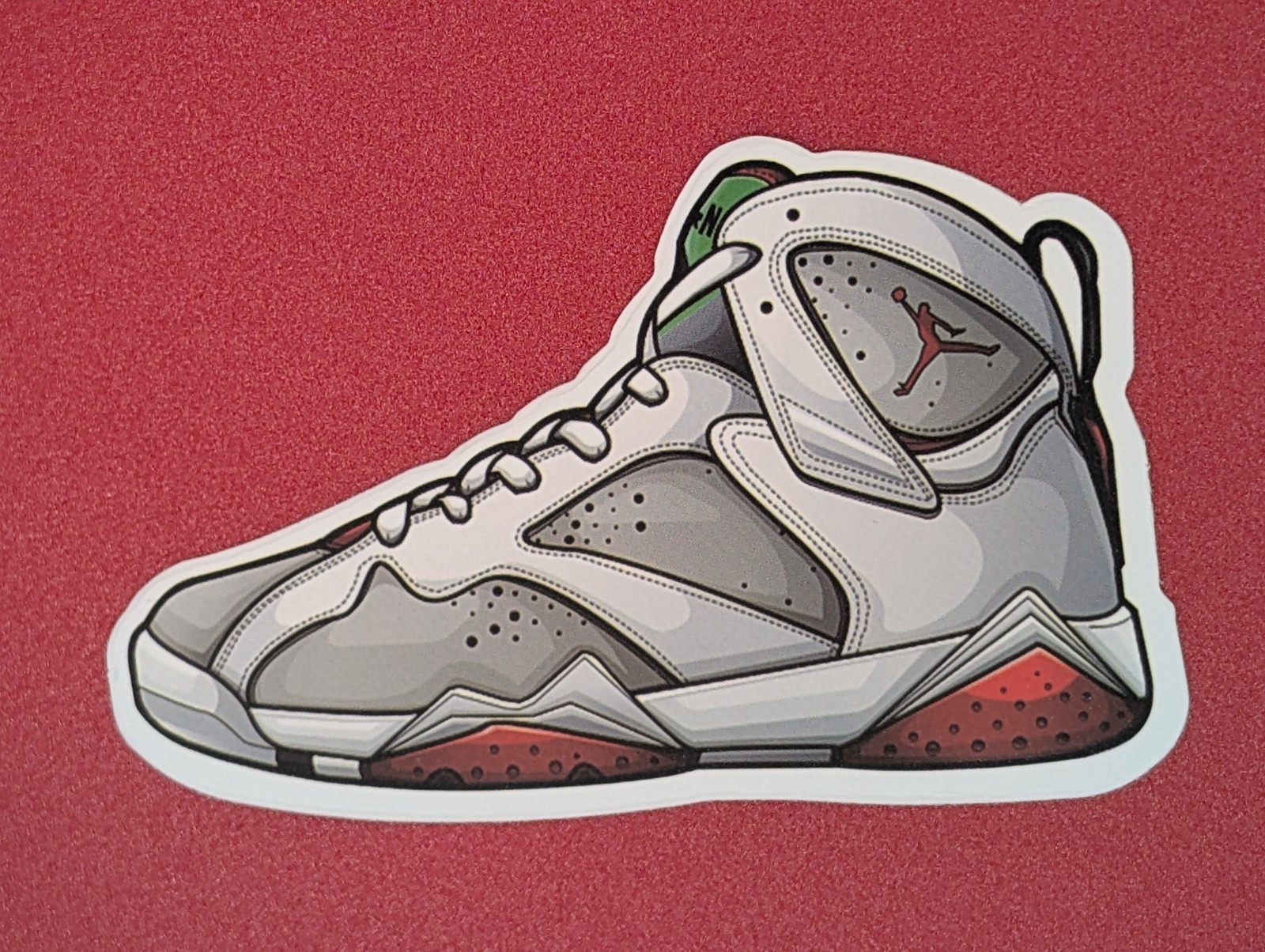 Michael Air Jordan Nike Jumpman Sneakers Tenis Shoes Sticker Decal Bulls ~2 inch