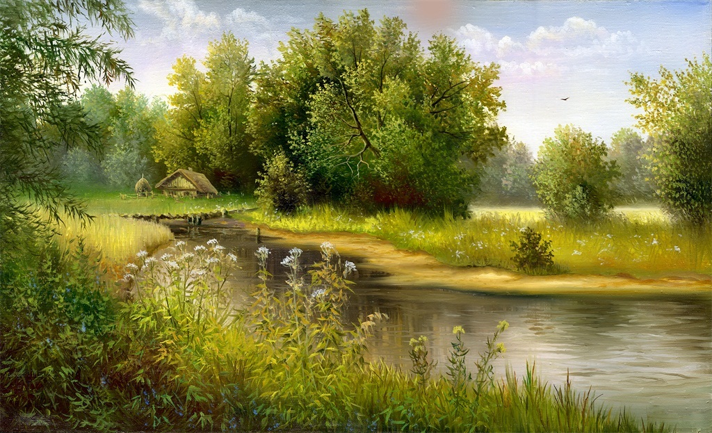 3D River Bank Tree 557 Wall Stickers Vinyl Murals Wall Print Decal Deco Art AJ