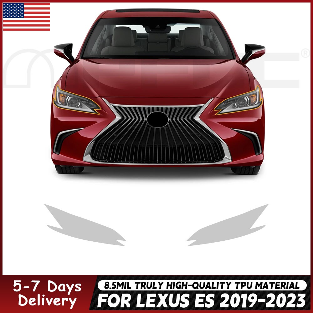 For Lexus ES 2019-2023 PreCut TPU PPF Paint Protection Film Gloss Clear Bra Kit