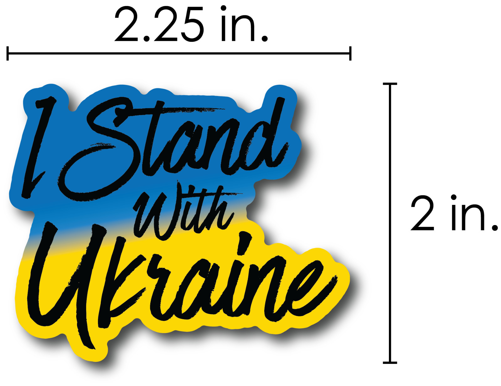 UKRAINE Flag Sticker Decal Vinyl Laptop cell phone Car Window Stand – Ukrainian