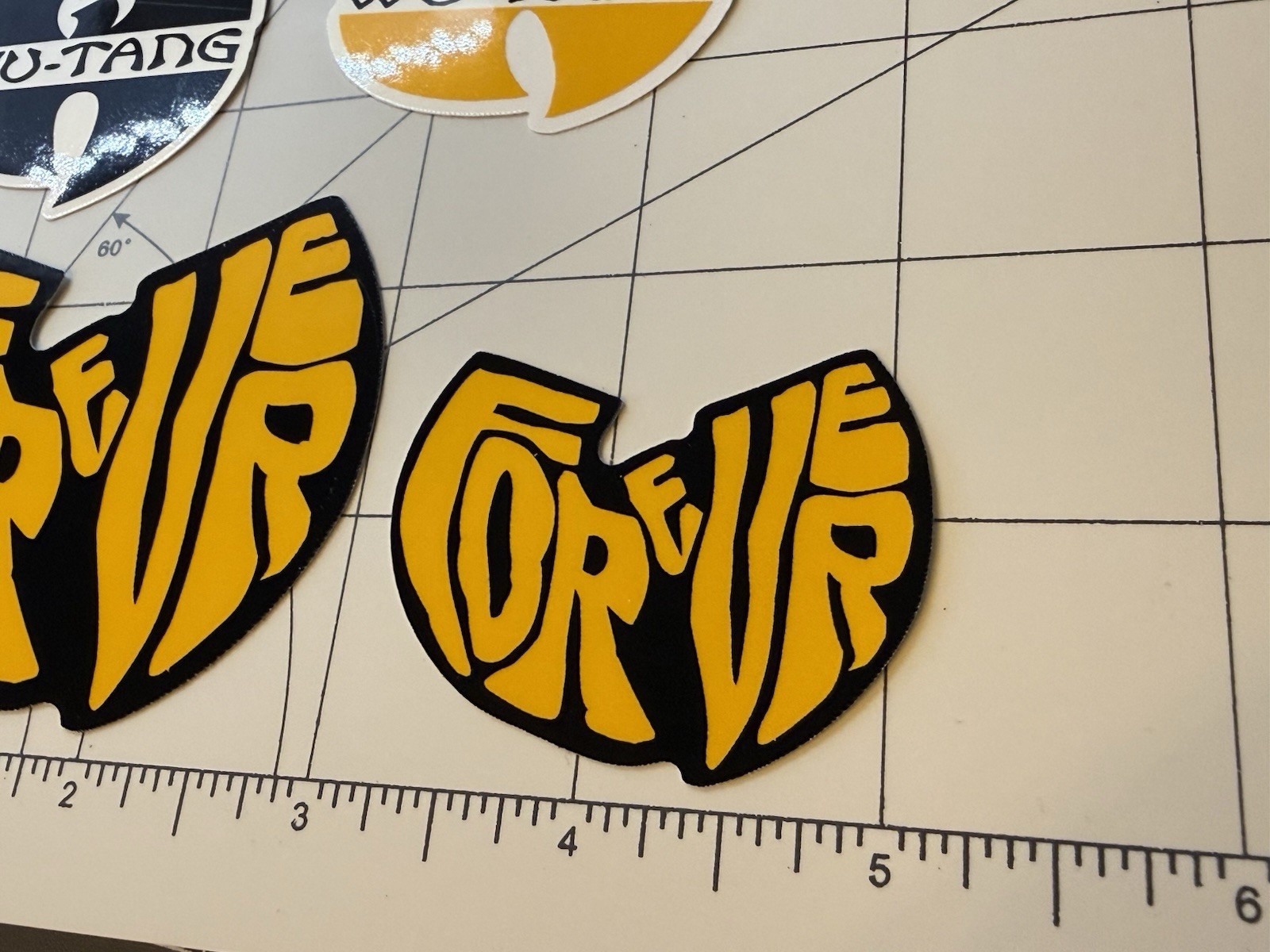 Wu Tang Clan Stickers Forever Logo 4 Sticker Lot
