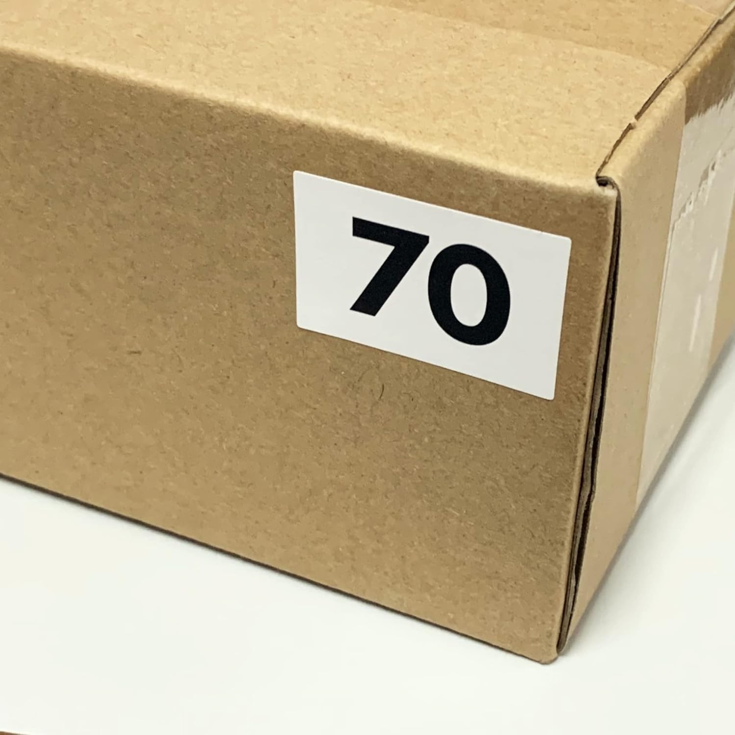 5 Sets, 1-100 Number Stickers Waterproof Vinyl – 1.5" x 1", Black Numbers