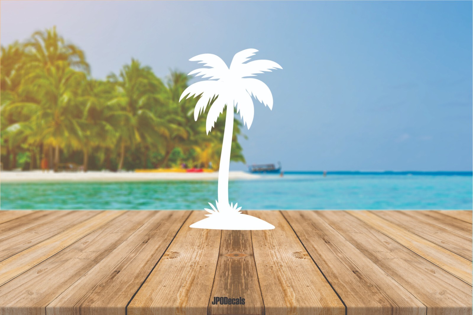 Vinyl Decal Palm Tree Style #3 Transfer Sticker Premium Quality Outdoor Vinyl