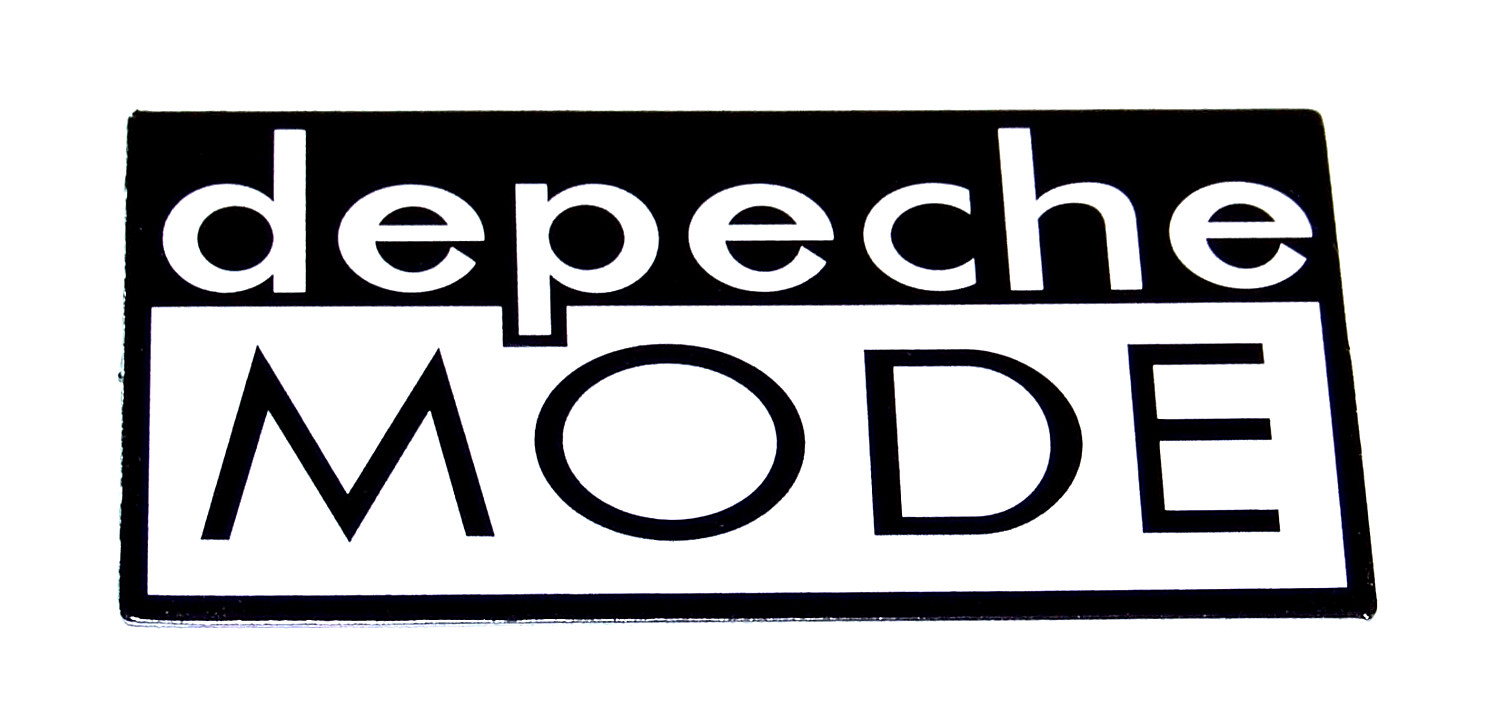 DEPECHE MODE Logo Cut Sticker Decal Band Music UK Pop Rock – Depeche Mode