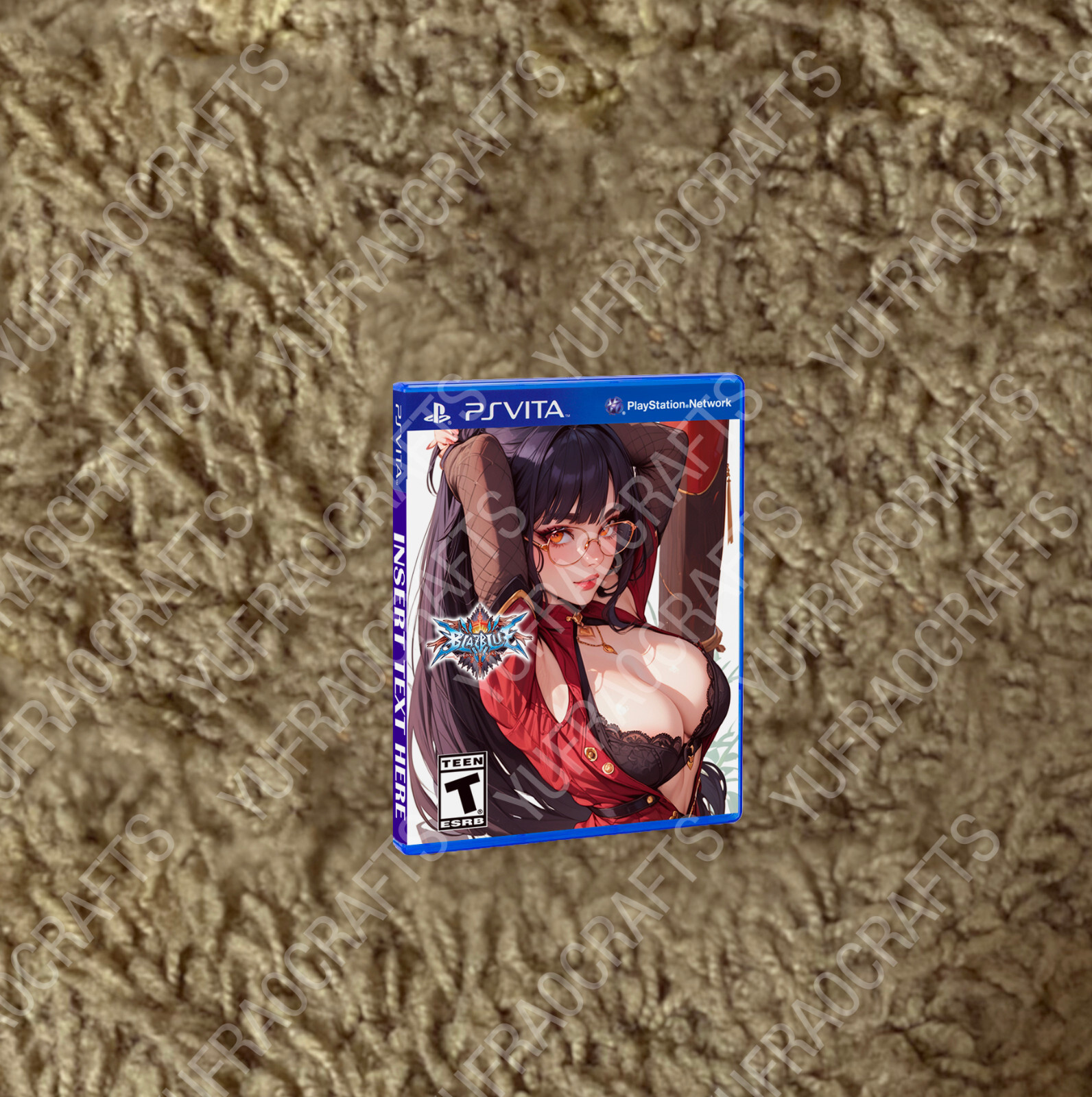 Blazblue PSVITA Series CUSTOM COVER ARTS ONLY NO GAME NO CASE