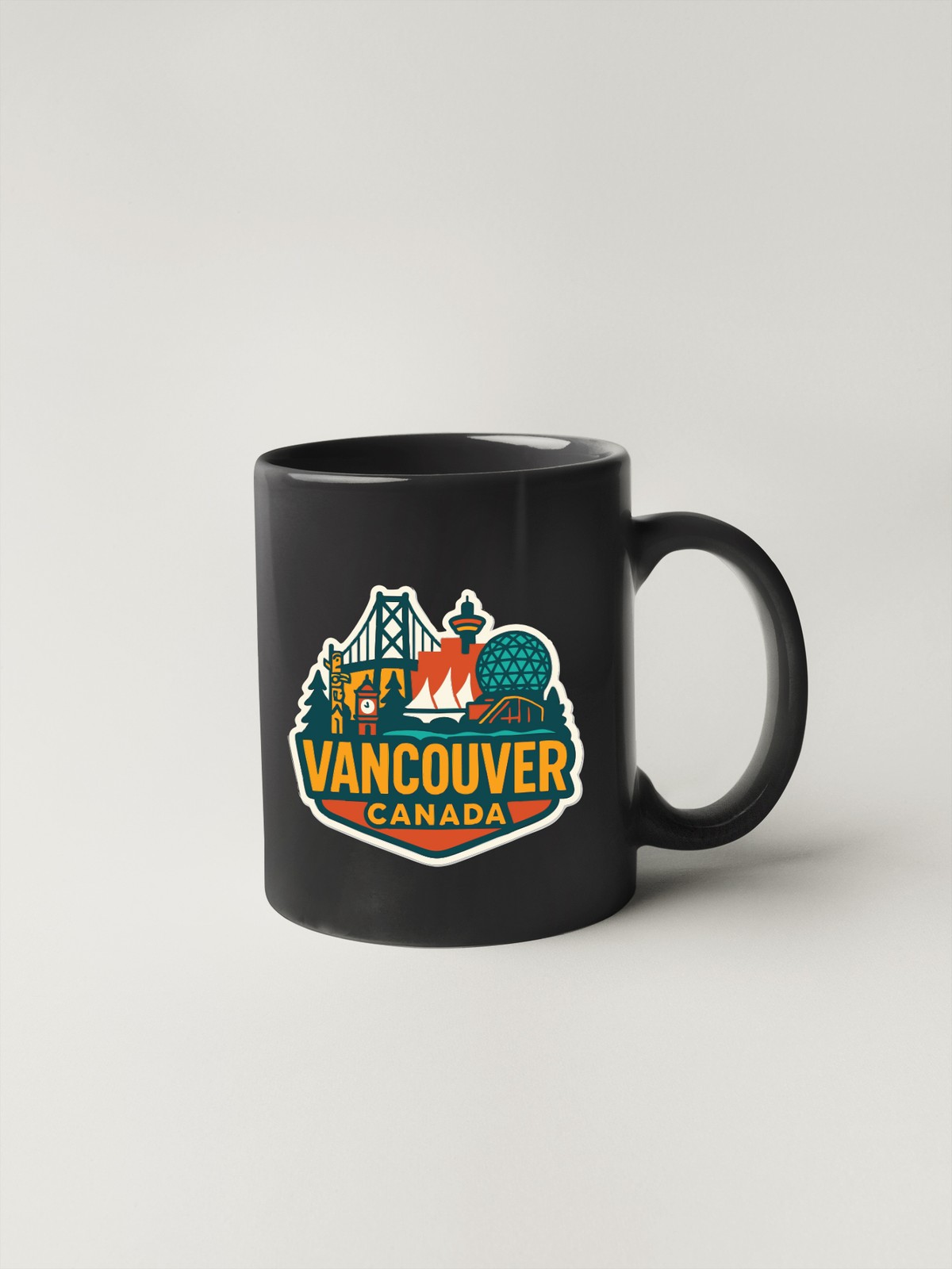 Vancouver Sticker Decal Vinyl Die-Cut City Skyline Landmark Design