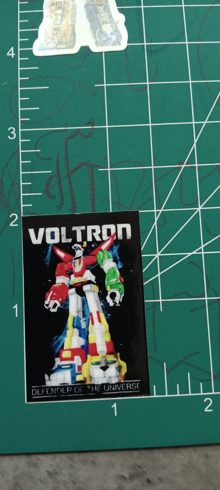 VOLTRON DIE-CUT VYNIL STICKER 2X2