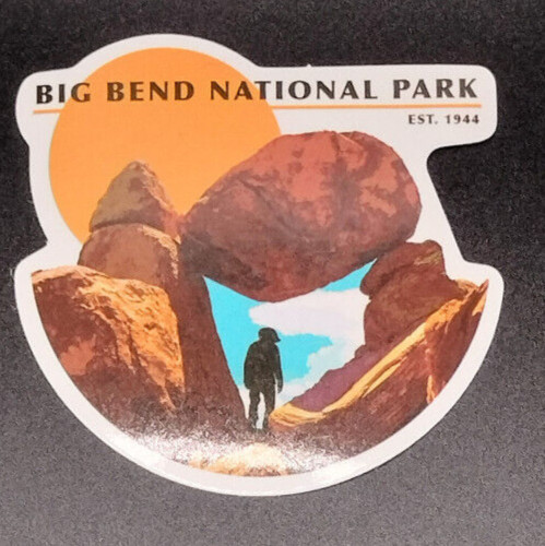 Big Bend National Park Vinyl Decal Sticker for Tumblers Laptops