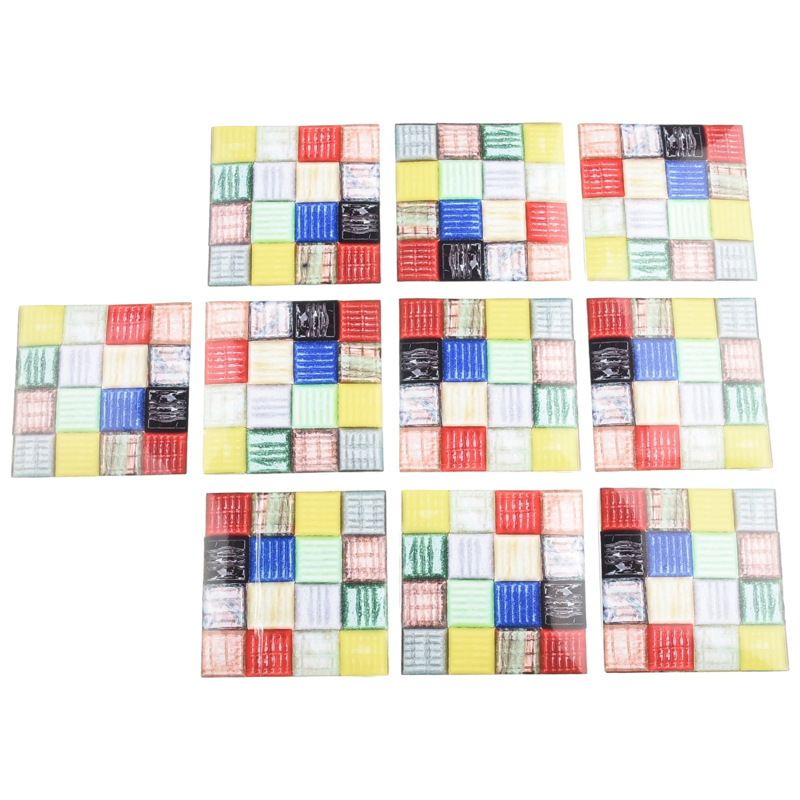 Flexible And Humidity Wall Stickers Oilproof For Kitchen Mosaic Wall Tiles 10pcs