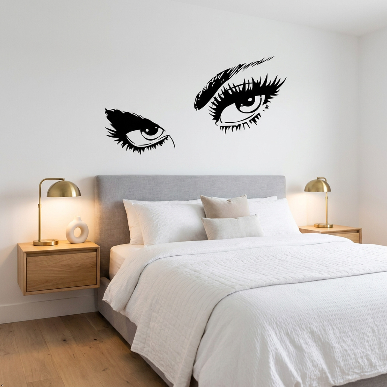 Beautiful Eyes Removable Wall Art Decal Sticker Decor Mural DIY Vinyl