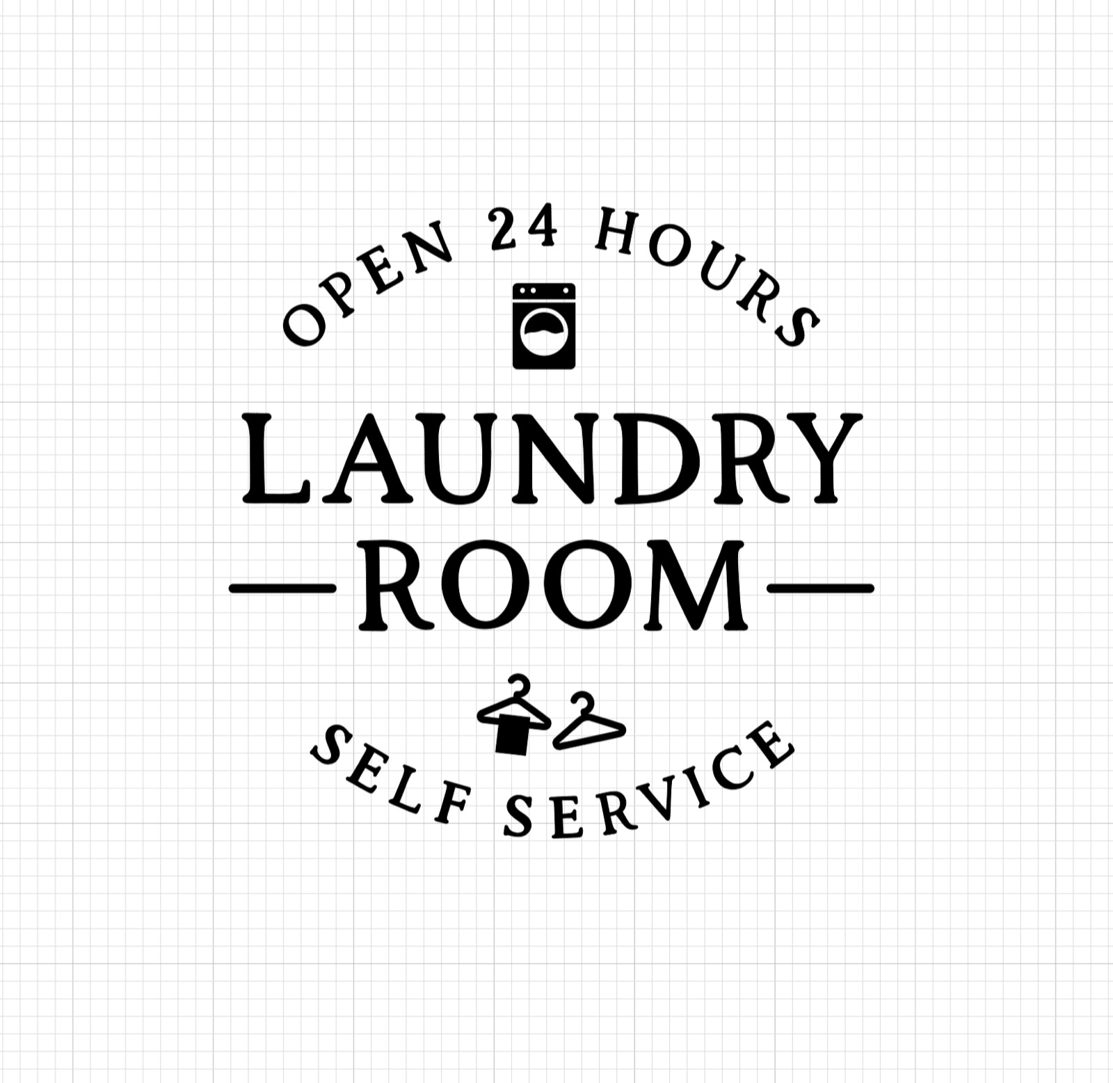 Laundry Room Sign – Wall Door Signage Phrases Humor Quotes Vinyl Decal Sticker