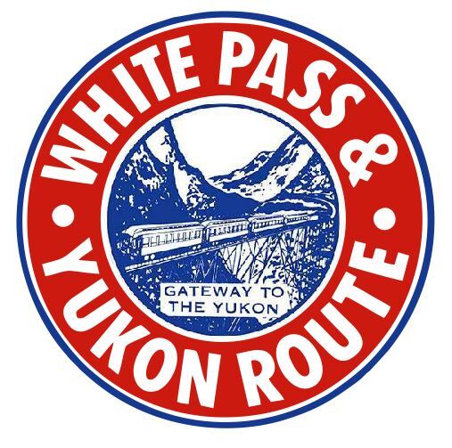 White Pass & Yukon Route Railway Railroad Train Sticker Decal R7586