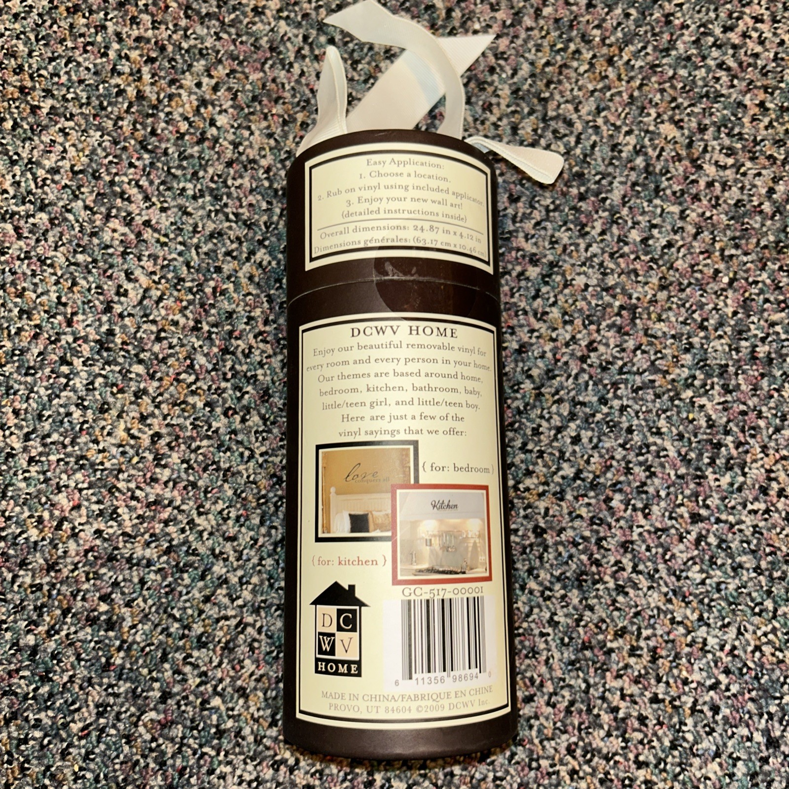 Inspirational Wall Sticker LIVE LAUGH LOVE Vinyl Lettering Removable DCWV Home