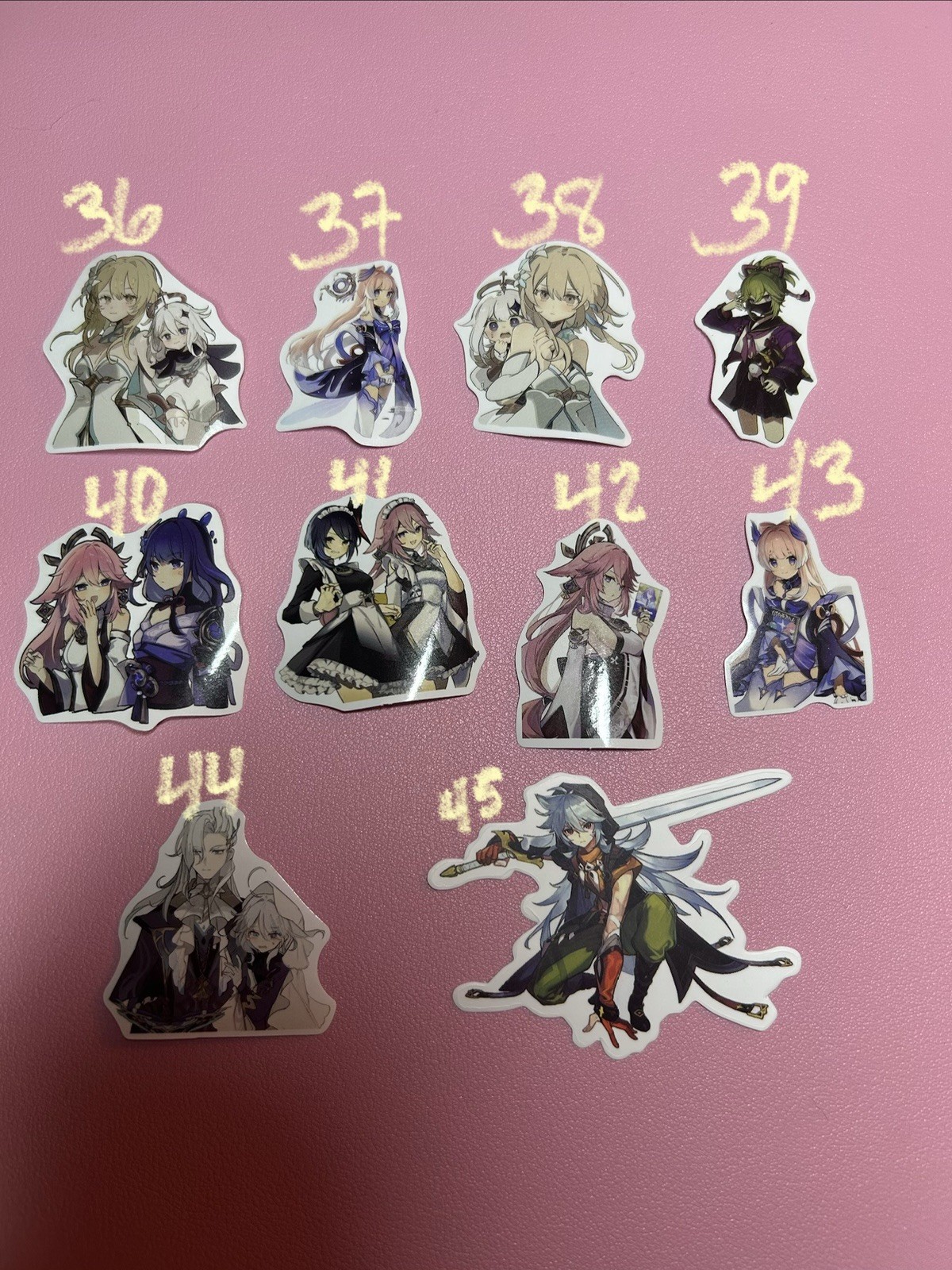 Genshin Impact Anime Stickers – 15