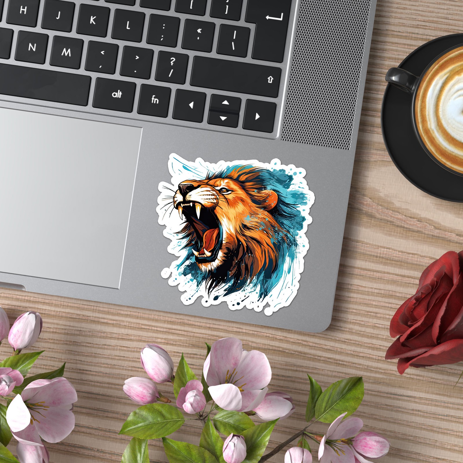 Lion Head Roar – Vinyl Decal Sticker – Car Window Laptop – ebn9510