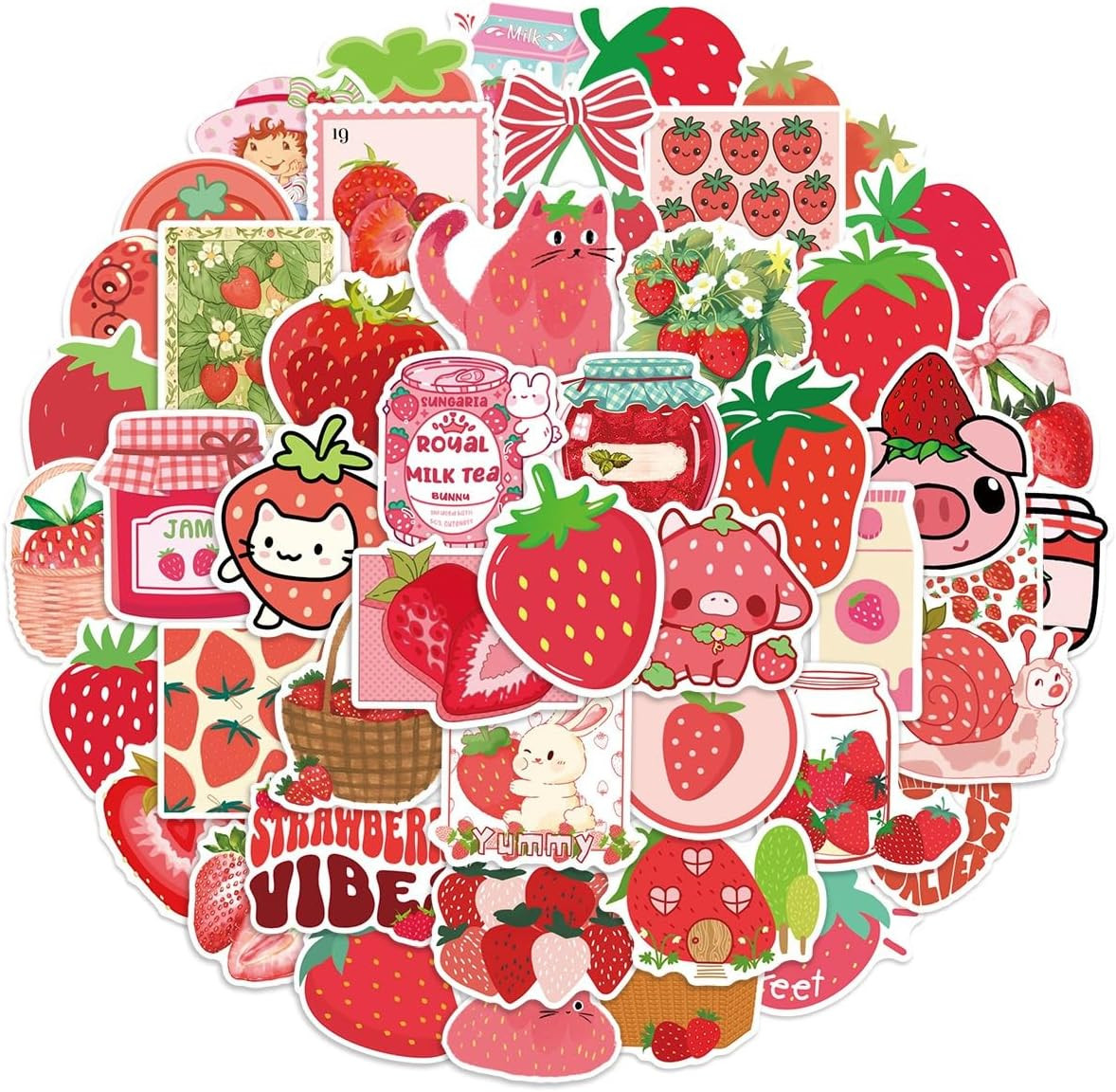 Animal Stickers for Kids, 100PCS Vinyl Stickers Bulk for Waterbottle Laptop Scra