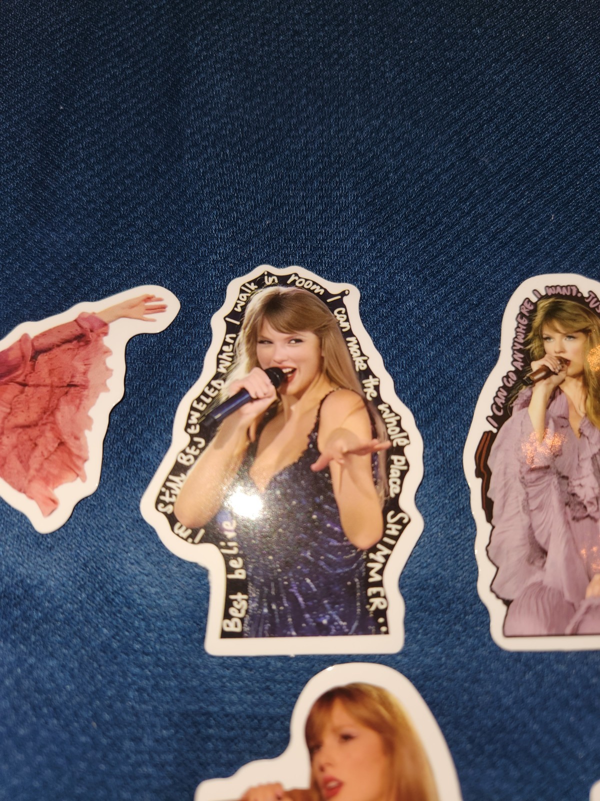 10 Taylor Swift Microphone Stickers, Swiftie, Laptop Stickers, Swiftie Decals
