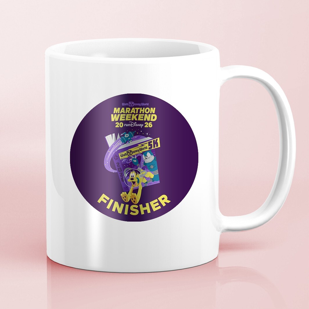 RunDisney Marathon Weekend 2026 5K 3.1 Miles FINISHER Water Bottle Sticker
