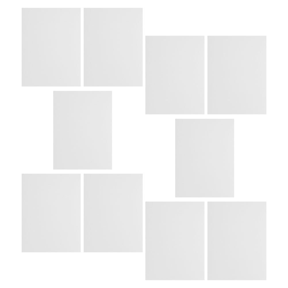 10 Sheets Wall Siding Supply Hole Patch Pvc Kit Self-adhesive Patches