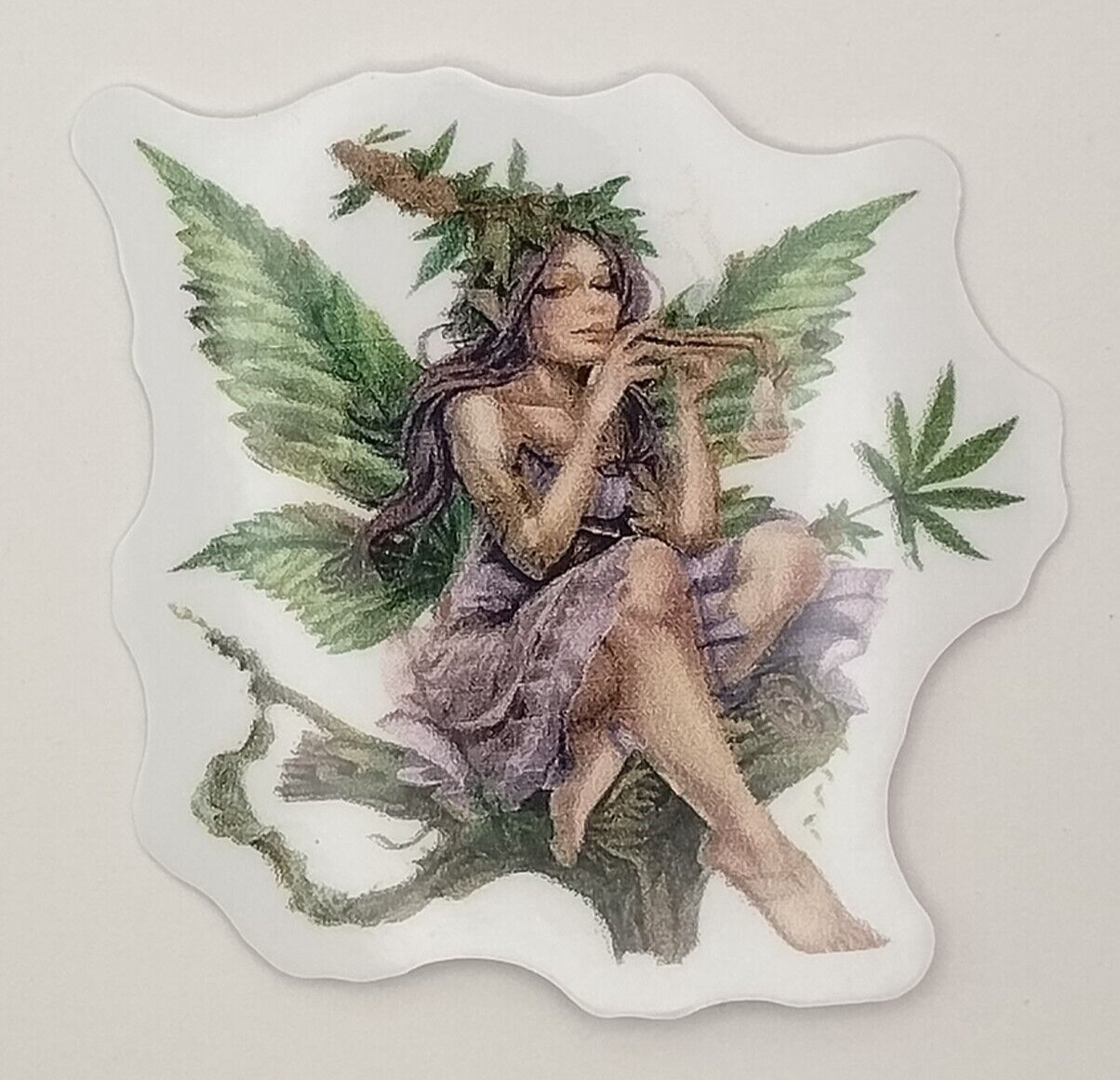 Fairycore Weed Decal Stoner Vinyl Sticker Marijuana 420 Weatherproof Sticker