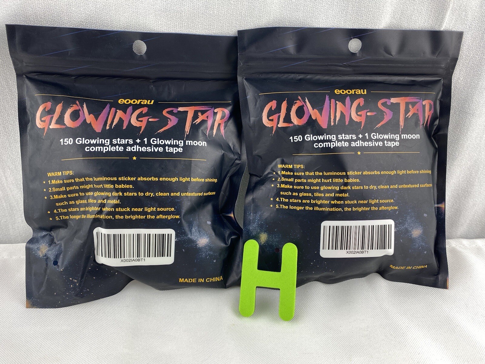 300pcs Colorful Plastic Stars For Celling Decalsglow In The Dark Stars Sticker R