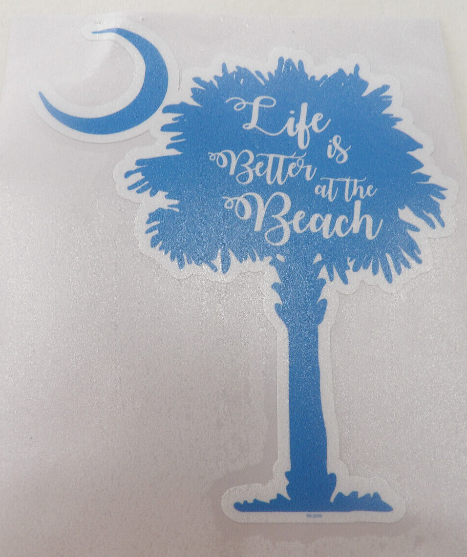 Palmetto Tree Stickers State South Carolina Vinyl Decal Car Window Truck Glass