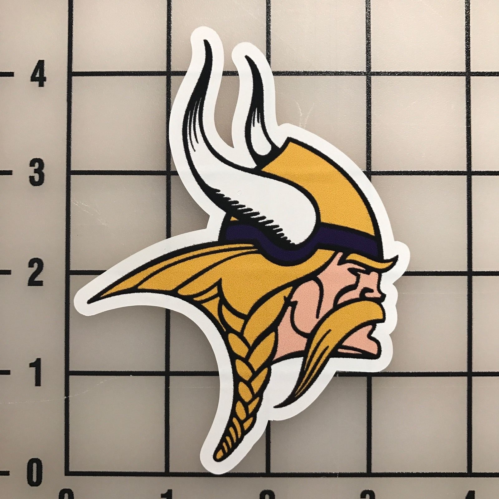 Minnesota Vikings 3" Wide Multi-Color VInyl Decal Sticker – BOGO