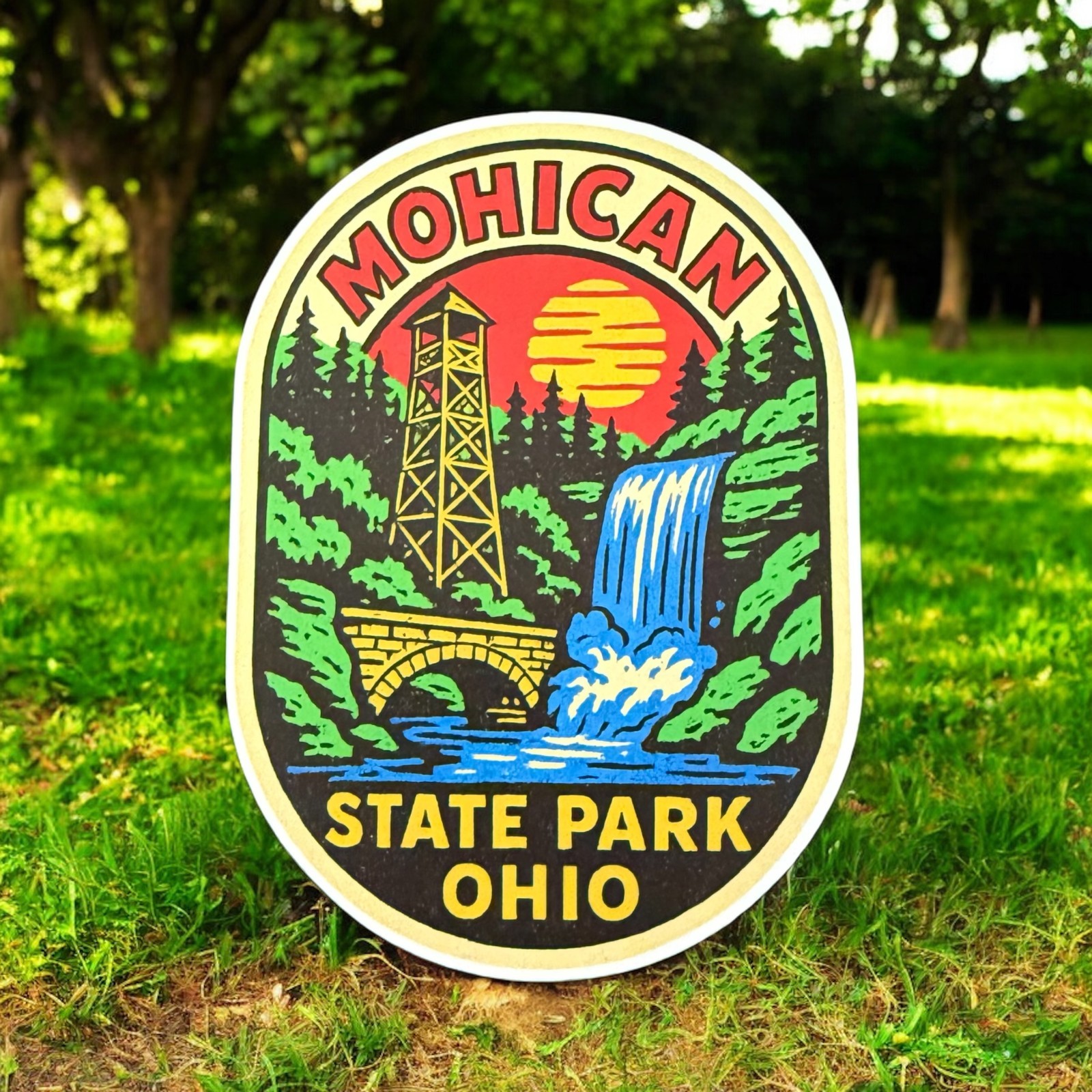 Mohican State Park Ohio Vinyl Decal Sticker 3.75" To 5" Indoor Outdoor