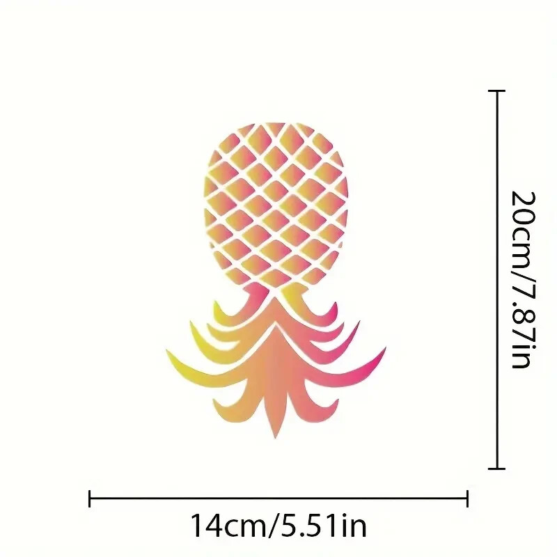Upside down Pineapple Vinyl Car Decal Sticker lifestyle swinger sign