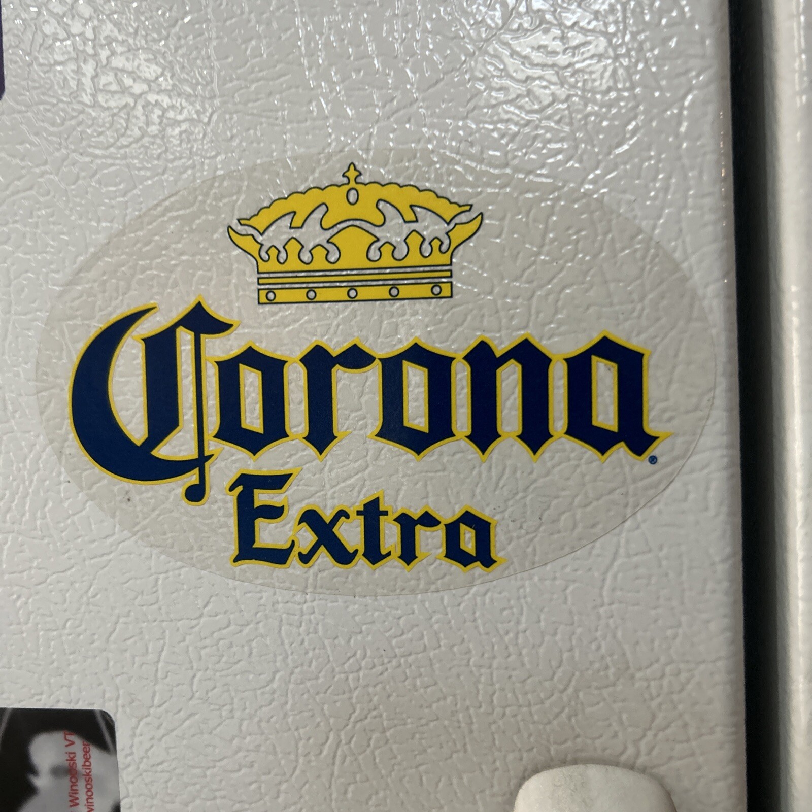 Corona Extra Cerveza Beer Sticker Decal 5" Long Advertising Promotional