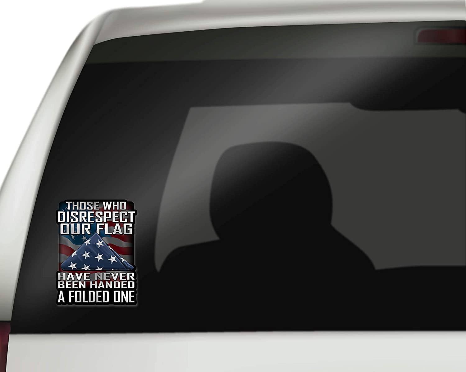 "Patriotic Flag Decal 7" for Cars, Trucks, Motorcycles, Boats & Laptops – Vet…