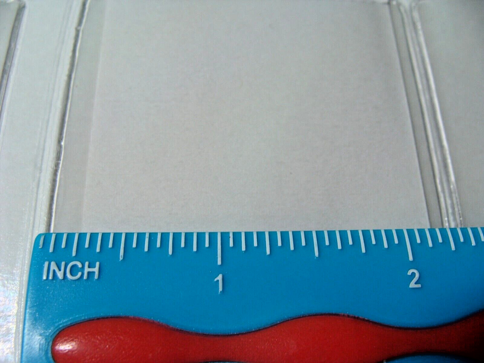10-pack Insertable Plastic Self-Adhesive Label Holders Binders Shelves 2" x 2.5"