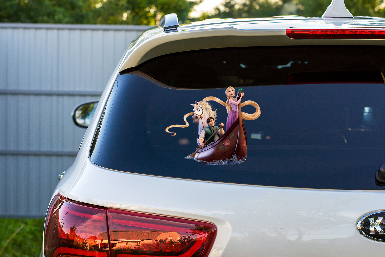 Prince And Princess Rapunzel Wall Art Bedroom Nursery Colour Vinyl Sticker Decal